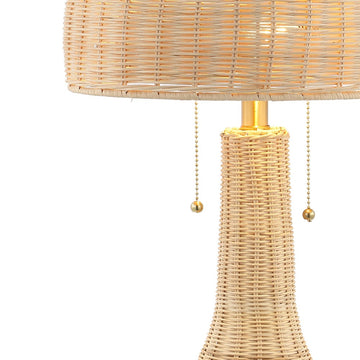 Joanie 22" Bohemian Rustic Iron LED Table Lamp